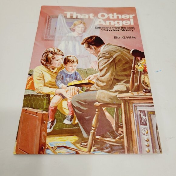 4 Vtg Ellen G. White Paperback Books Other Angel Daily Living Savior Conflict - Picture 6 of 10